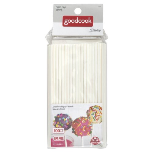 GoodCook Everyday Cake Pop Sticks, 100 count