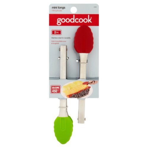 Good Cook Mini Tongs, 2 count