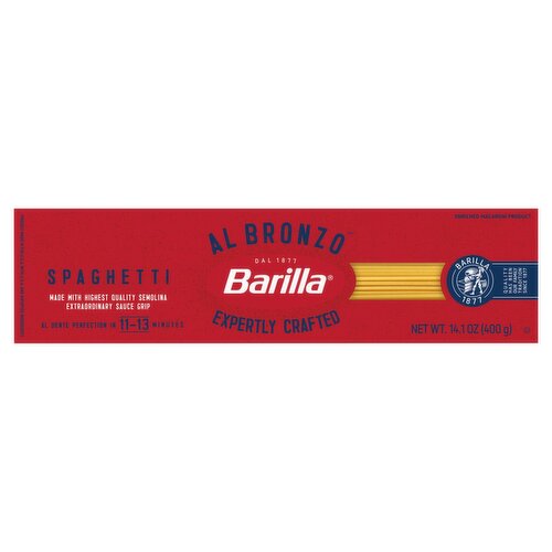 Barilla Al Bronzo Spaghetti Pasta, 14.1 oz