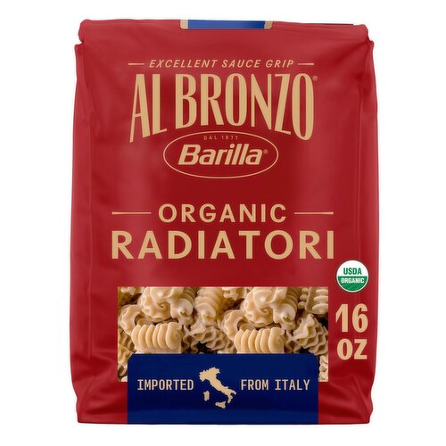 Barilla Al Bronzo Organic N.385 Radiatori Pasta, 1 lb