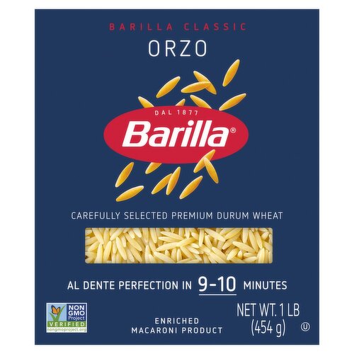 Barilla Classic Orzo N°26 Pasta, 1 lb