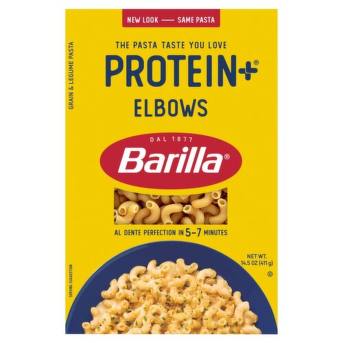 Barilla Protein+ Elbows Grain & Legume Pasta, 14.5 oz