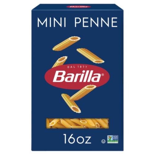 Barilla Mini Penne Pasta Non-GMO, Kosher Certified, 16 oz