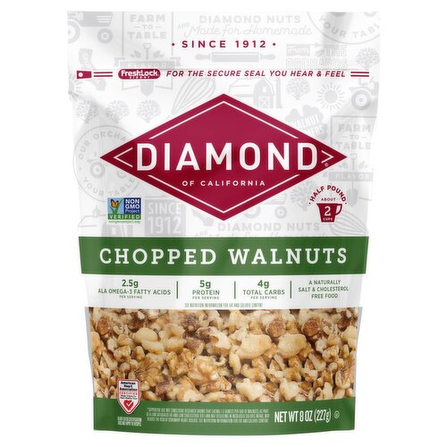 Diamond of California Chopped Walnuts, 8 oz