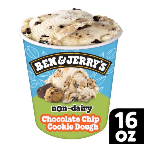 Ben & Jerry's Vanilla Non-Dairy Chocolate Chip Cookie Dough Frozen Dessert, one pint