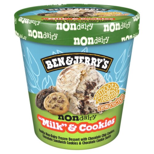 Ben & Jerry's Non-Dairy Milk & Cookies Vanilla Frozen Dessert, 16 oz