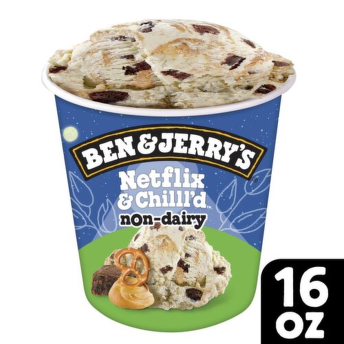 Ben and Jerry's Non-Dairy Netflix and Chilll'd Frozen Dessert, one pint