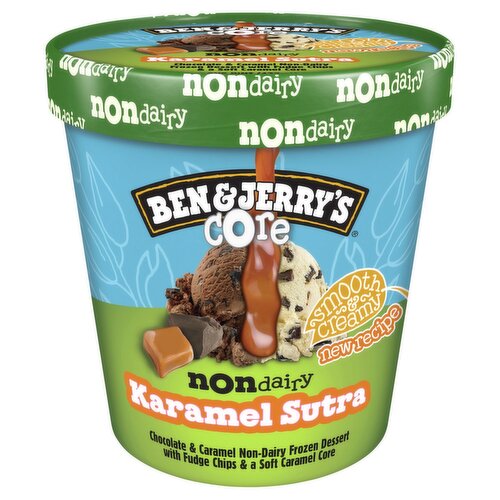  Ben & Jerry's Core Karamel Sutra Chocolate & Caramel Non-Dairy Frozen Dessert, one pint