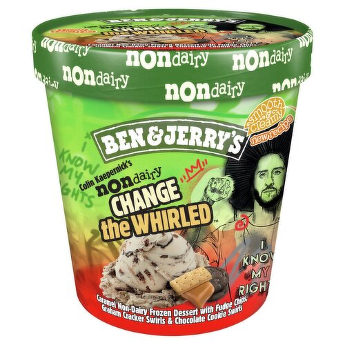 Ben & Jerry's Change the Whirled Caramel Non-Dairy Frozen Dessert, one pint