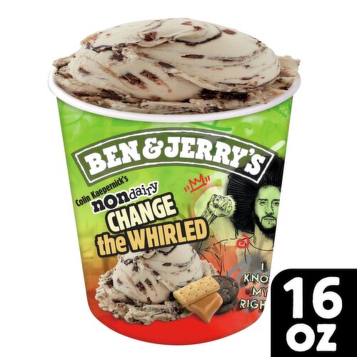 Ben & Jerry's Change the Whirled Caramel Non-Dairy Frozen Dessert, 1 pint