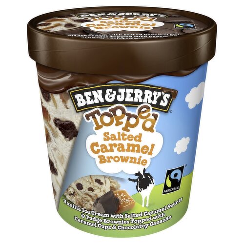 Ben & Jerry's Salted Caramel Brownie Topped Ice Cream, 15.2 fl oz