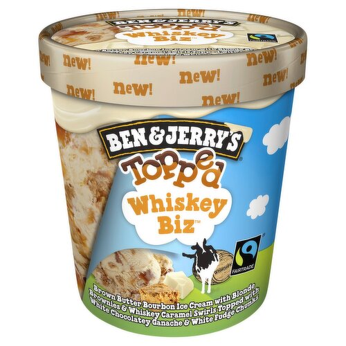 Ben & Jerry's Ice Cream Whiskey Biz™ Topped 15.2 oz