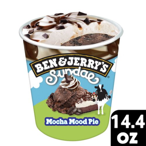 Ben & Jerry's Sundae Mocha Mood Pie Ice Cream, 14.4 fl oz
