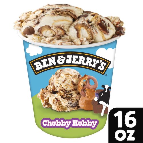 Ben & Jerry's Vermont's Finest Chubby Hubby Ice Cream, one pint