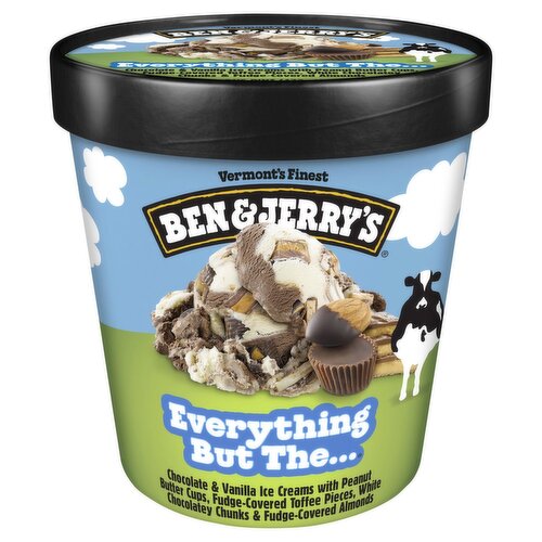 Ben & Jerry's Vermont's Finest Chocolate & Vanilla Ice Creams, 16 oz