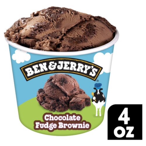 Ben & Jerry's Chocolate Fudge Brownie Ice Cream, 4 fl oz