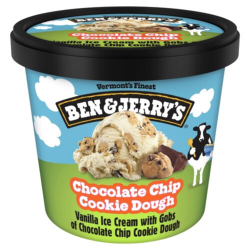 Ben & Jerry's Chocolate Chip Cookie Dough Vanilla Ice Cream, 4 fl oz