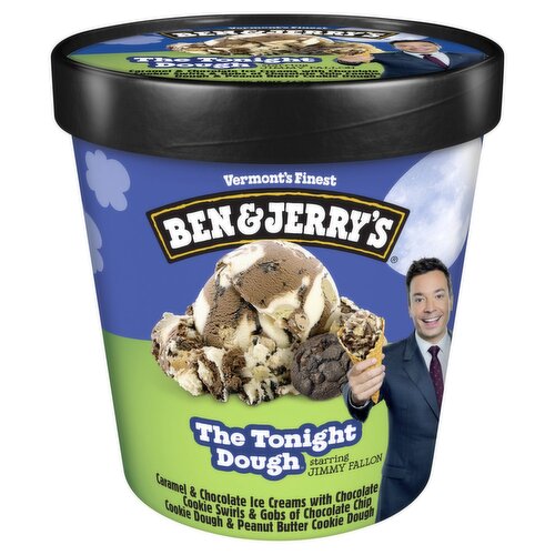 Ben & Jerry's Vermont's Finest The Tonight Dough Ice Cream, one pint