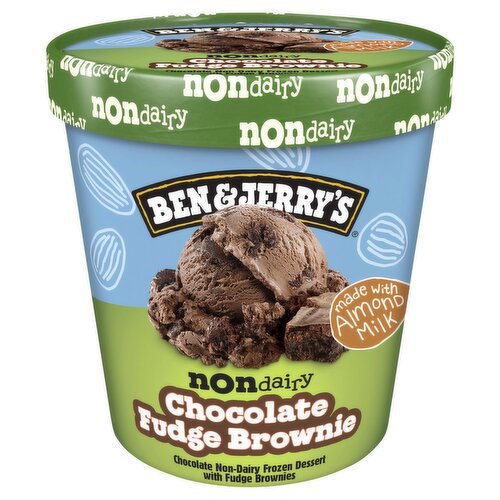 Ben & Jerry's Non-Dairy Chocolate Fudge Brownie Frozen Dessert, 1 pint