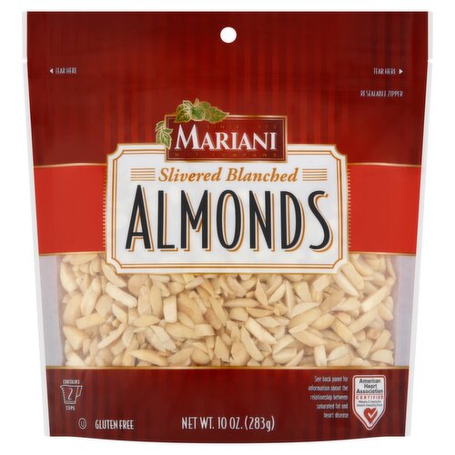 Mariani Slivered Blanched Almonds, 10 oz