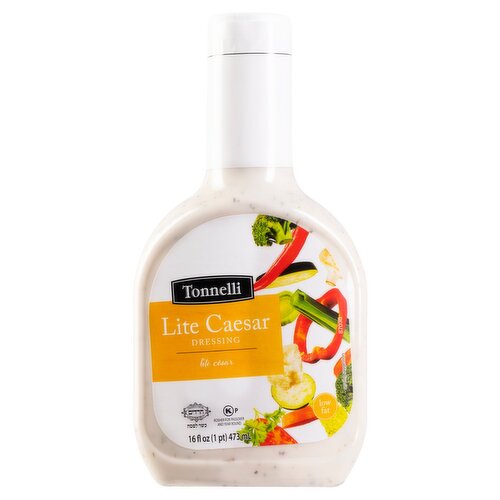 Tonnelli Lite Caesar Dressing, 16 fl oz