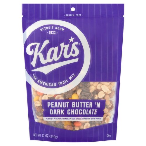 Kar's Peanut Butter 'N Dark Chocolate Trail Mix, 12 oz