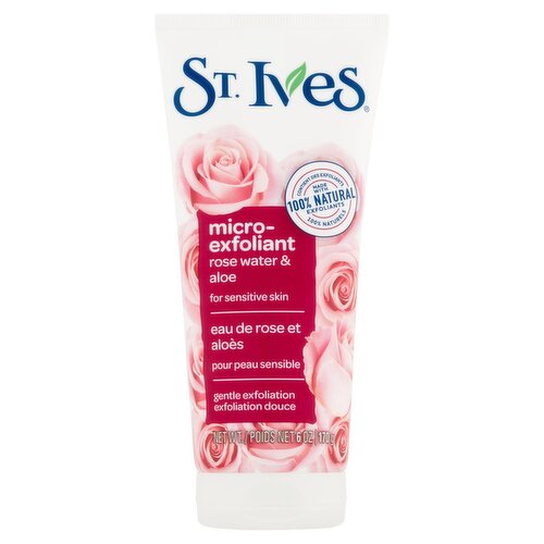 St. Ives Rose Water & Aloe Micro-Exfoliant, 6 oz
