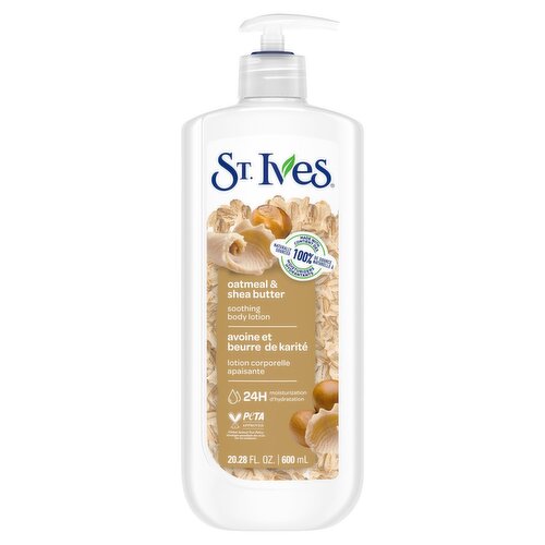 St. Ives Oatmeal & Shea Butter Soothing Body Lotion, 20.28 fl oz