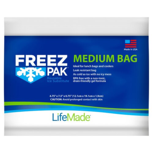 LifeMade Freez Pak Medium Bag Reusable Ice Substitute