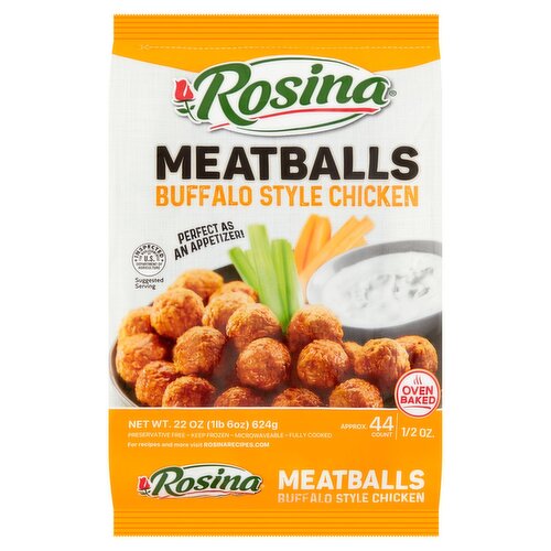 Rosina Buffalo Style Chicken Meatballs, 22 oz