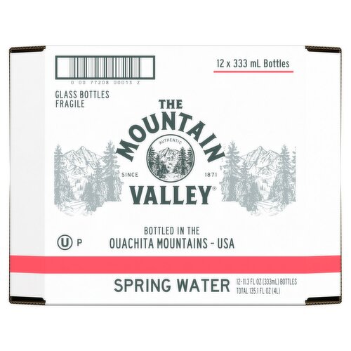 The Mountain Valley Spring Water, 11.3 fl oz, 12 count
