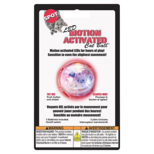 Spot LED Motion Activated Cat Ball