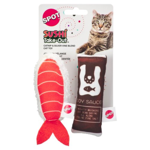 Spot Sushi Take-Out Catnip & Silver Vine Blend Cat Toy