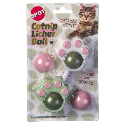 Spot Catnip Licker Ball, 2 Count