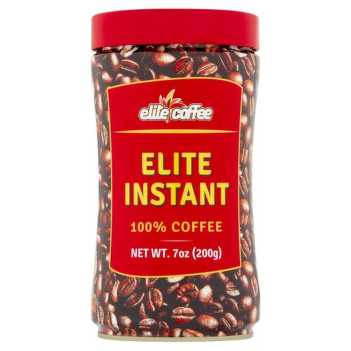 Elite Coffee Elite Instant 100% Coffee, 7 oz