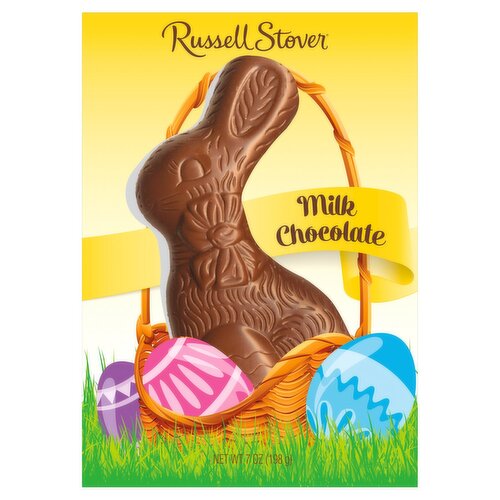 Russell Stover Solid Milk Chocolate, 7 oz