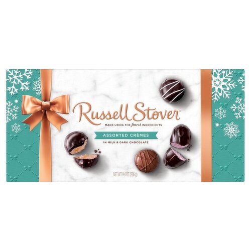 Russell Stover Assorted Crèmes in Milk & Dark Chocolate, 17 count, 9.4 oz