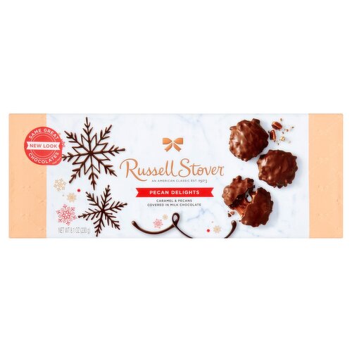 Russell Stover Pecan Delights in Milk Chocolate, 9 count, 8.1 oz