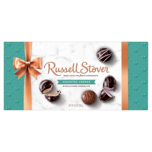 Russell Stover Assorted Crèmes in Milk & Dark Chocolate, 17 count, 9.4 oz