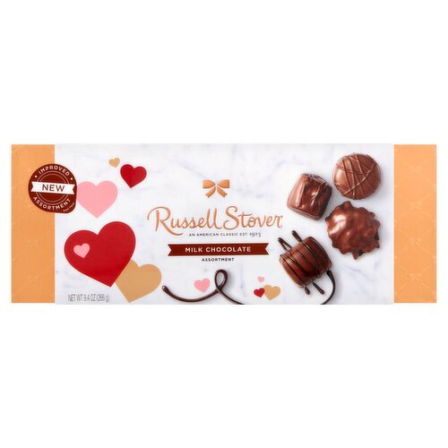 Russell Stover Assortment Milk Chocolate, 16 count, 9.4 oz