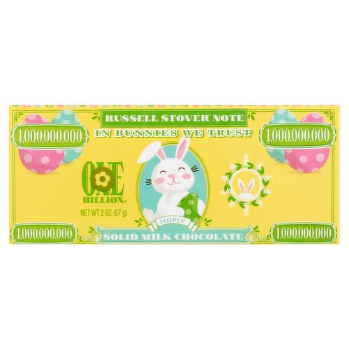 Russell Stover Note Hopsy Solid Milk Chocolate, 2 oz