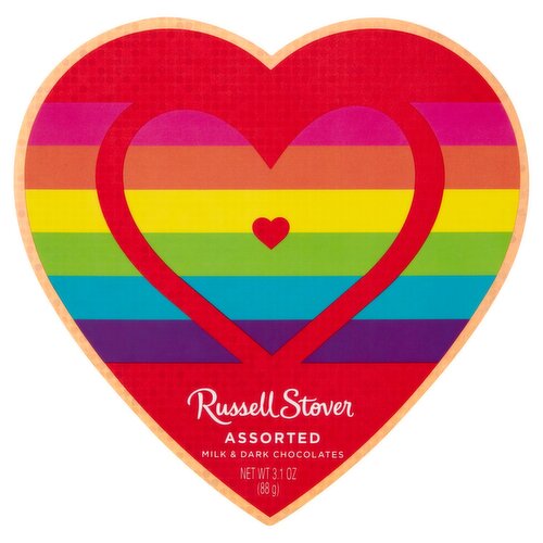 Russell Stover Assorted Milk & Dark Chocolates, 5 count, 3.1 oz