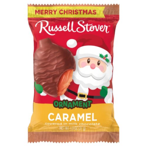 Russell Stover Ornament Caramel Covered in Milk Chocolate, 1.3 oz