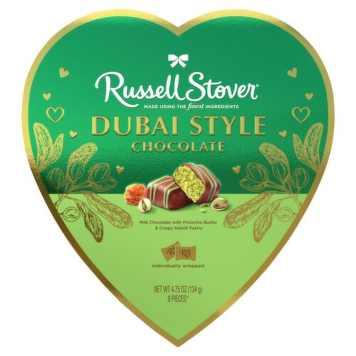 Russell Stover Dubai Style Chocolate, 8 count, 4.75 oz