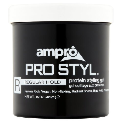 Ampro Pro Styl Regular Hold Protein Styling Gel, 15 oz