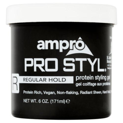 Ampro Pro Styl Regular Hold Protein Styling Gel, 6 oz