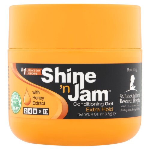 Shine 'n Jam Extra Hold Conditioning Gel, 4 oz