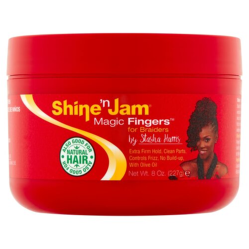 Shine 'n Jam Magic Fingers for Braiders Hair Gel, 8 oz