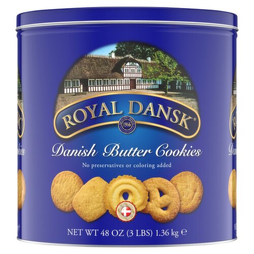 Royal Dansk Danish Butter Cookies, 48 oz