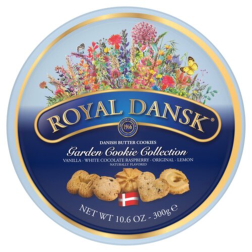 Royal Dansk Garden Cookie Collection Danish Butter Cookies, 10.6 oz